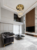 Multiple Glass Ring Pendant Light 63
