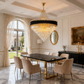 60 Inch Luxury Modern Round Crystal Chandelier Lighting for Living Room-大吊灯-Jecanoli