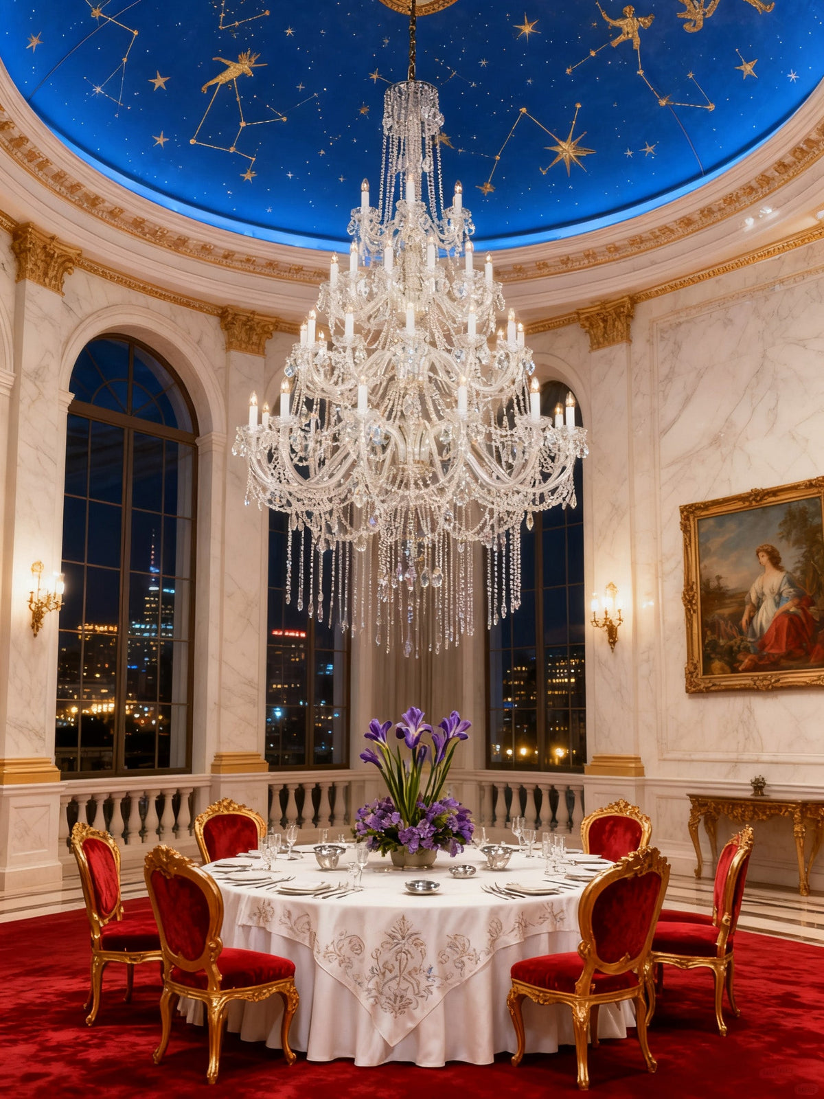42 Lights Long Bohemia Style Chandelier 63"W 87"H-大吊灯-Jecanoli