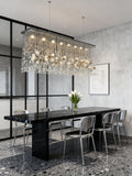 8 Lights Rectangle Modern Ceiling Chandelier 14
