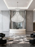 90 Lights Five Layers Extra Large Chandelier for Lobby 79