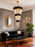 55 Inch Tall Modern Staircase Chandelier 47