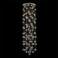 79'' Long Staircase Chandelier Modern Sparkling Crystal Lighting for High Ceilings-大吊灯-Jecanoli