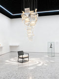 118 Inch Tall Modern Acrylic Modern Chandelier for Staircase 31
