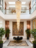 138 Inch Tall Staircase Chandelier 31