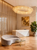 Sky Cycles Oval Crystal Chandelier 35