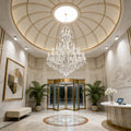59X85 Inch Tall Chandelier for High Ceiling Foyers 48 Lights Chrome Elegant Crystal Lighting-大吊灯-Jecanoli