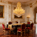 59X85 Inch Tall Chandelier for High Ceiling Foyers 48 Lights Gold Elegant Crystal Lighting-大吊灯-Jecanoli