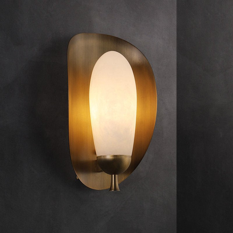 Solenne Alabaster Halo Wall Light - Vakkerlight