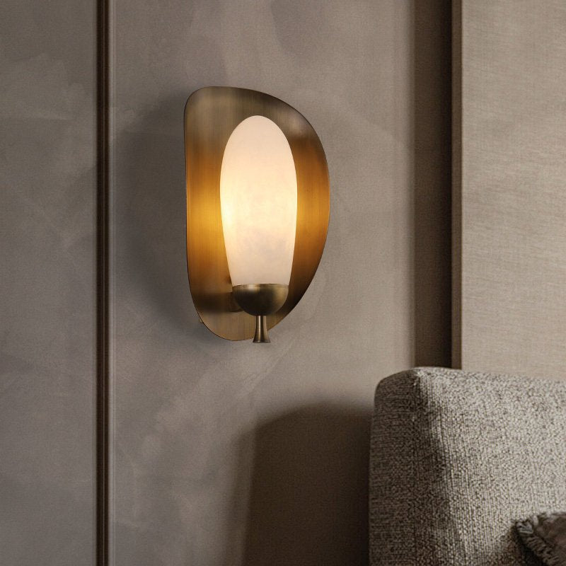 Solenne Alabaster Halo Wall Light - Vakkerlight