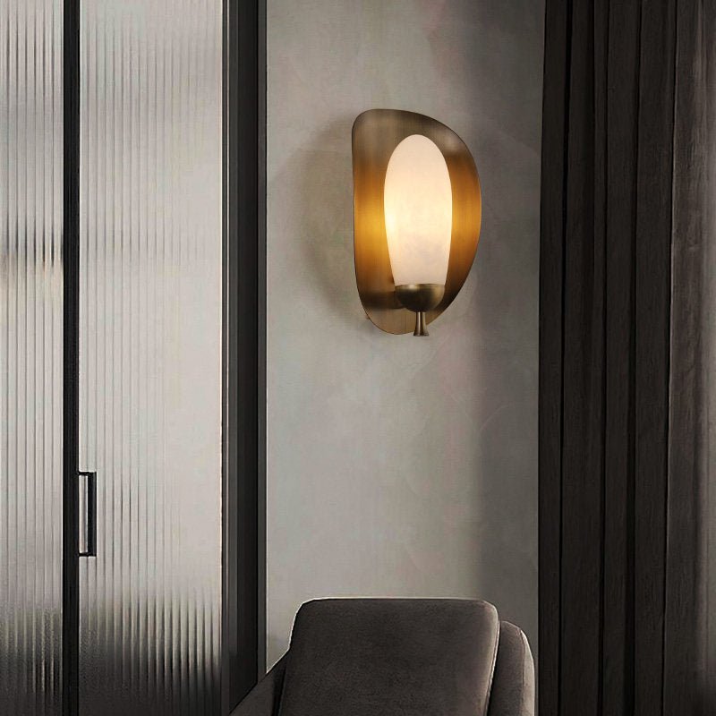 Solenne Alabaster Halo Wall Light - Vakkerlight