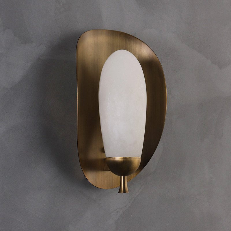 Solenne Alabaster Halo Wall Light - Vakkerlight