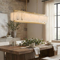 Premium Solstice Bar Alabaster Chandelier-Chandelier-Jecanoli