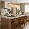 Premium Solstice Bar Alabaster Chandelier-Chandelier-Jecanoli