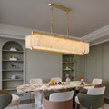 Premium Solstice Bar Alabaster Chandelier-Chandelier-Jecanoli