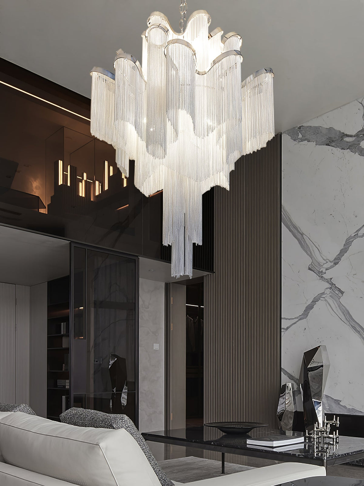 Stream Chain Chandelier-Chandelier-Jecanoli