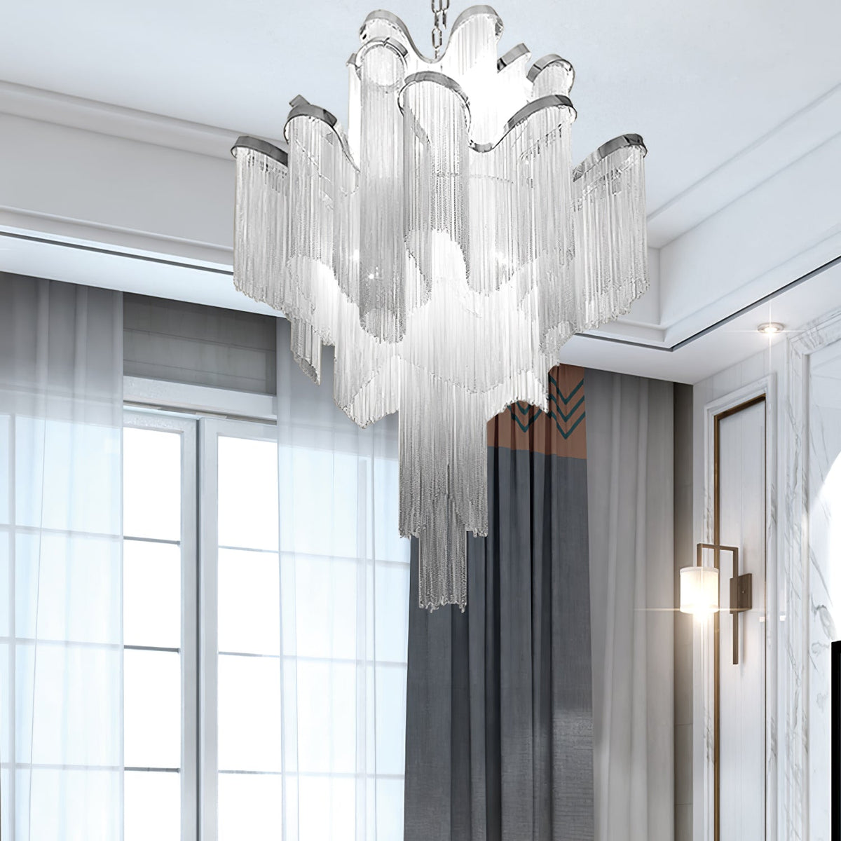 Stream Chain Chandelier-Chandelier-Jecanoli