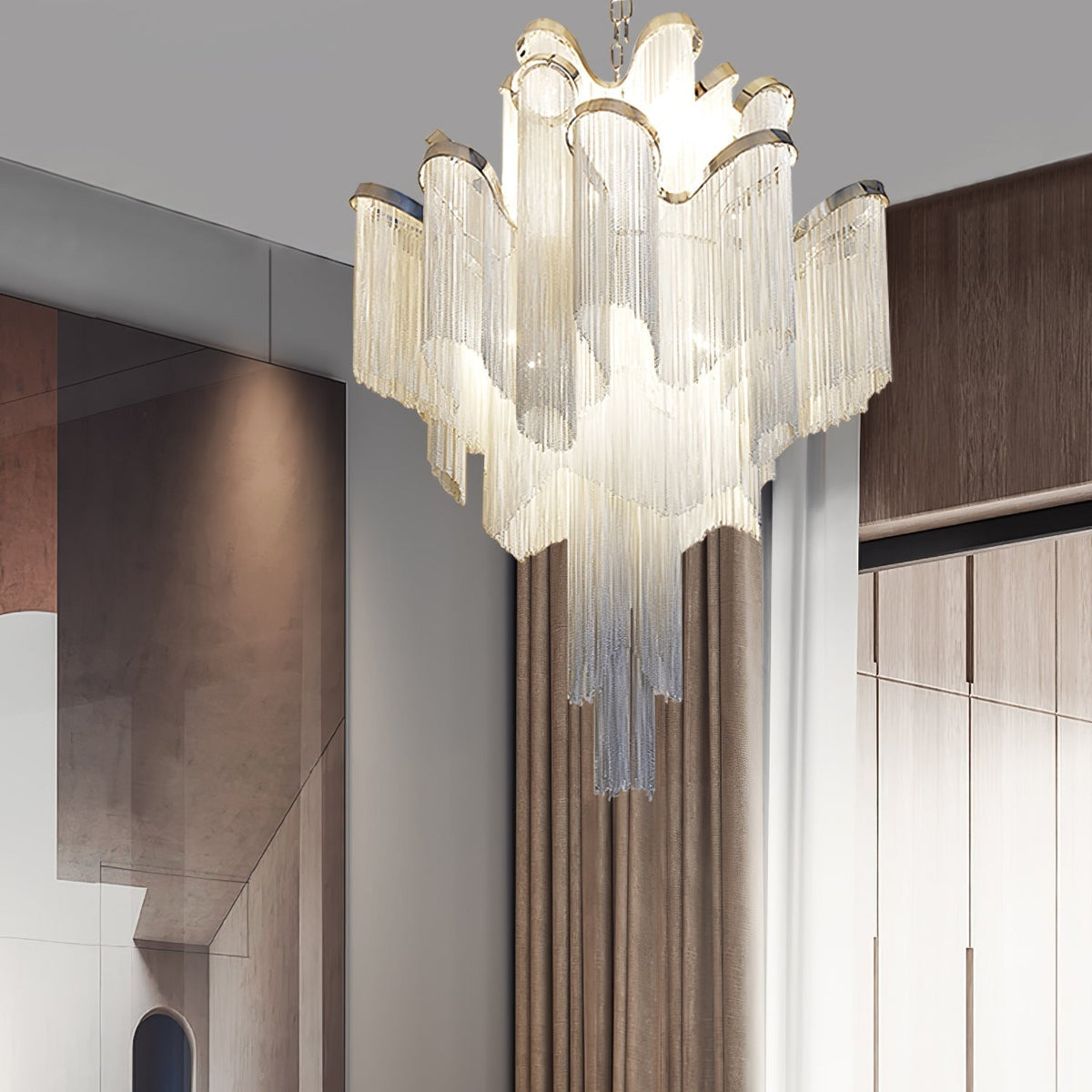 Stream Chain Chandelier-Chandelier-Jecanoli