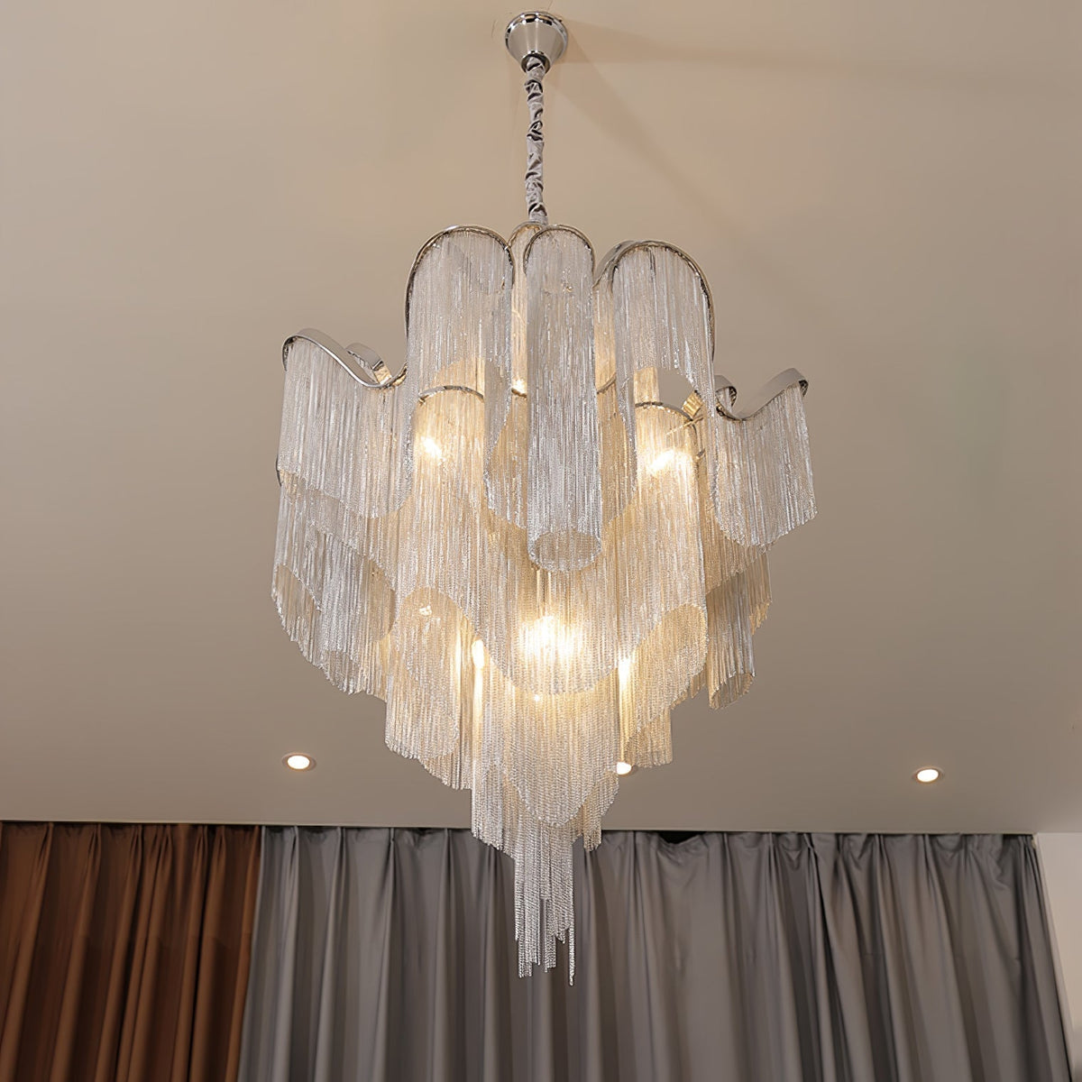 Stream Chain Chandelier-Chandelier-Jecanoli