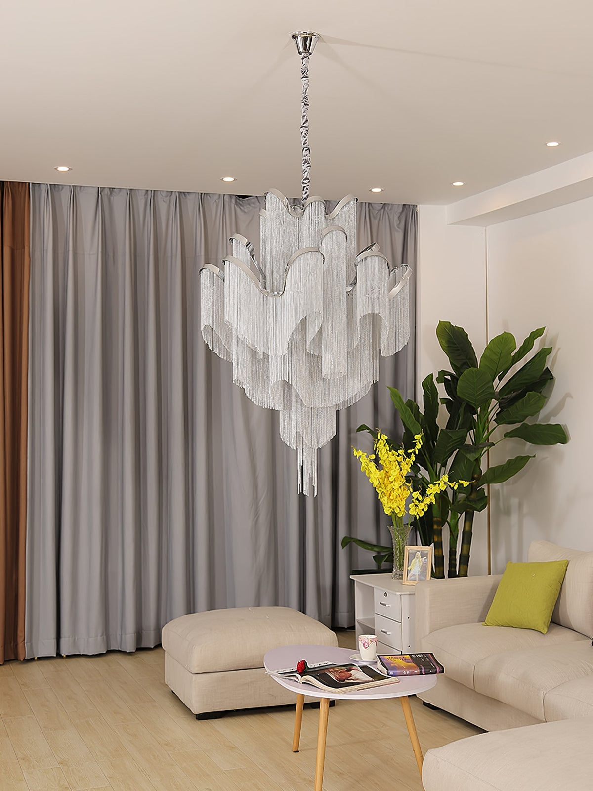 Stream Chain Chandelier-Chandelier-Jecanoli