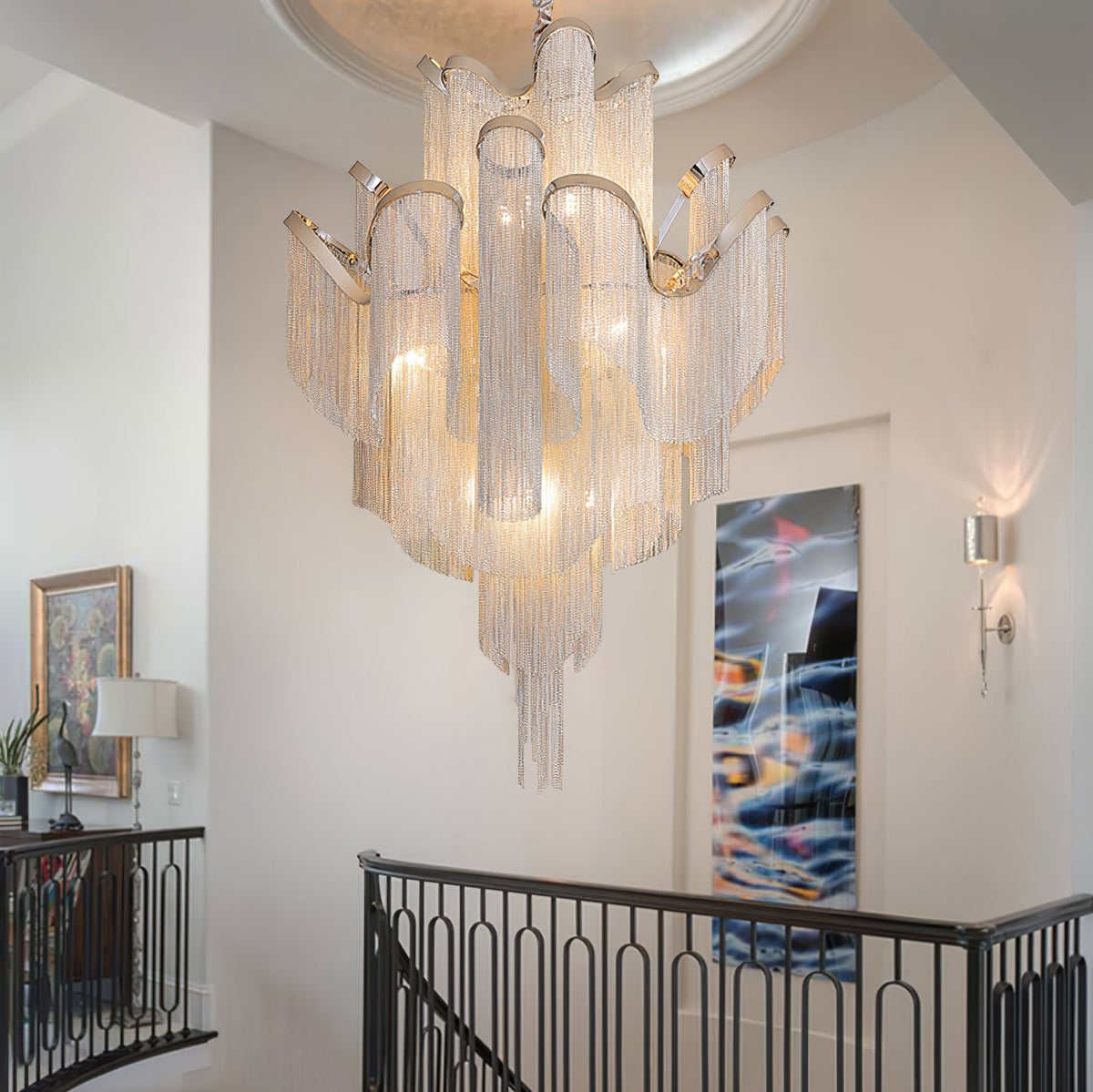 Stream Chain Chandelier-Chandelier-Jecanoli