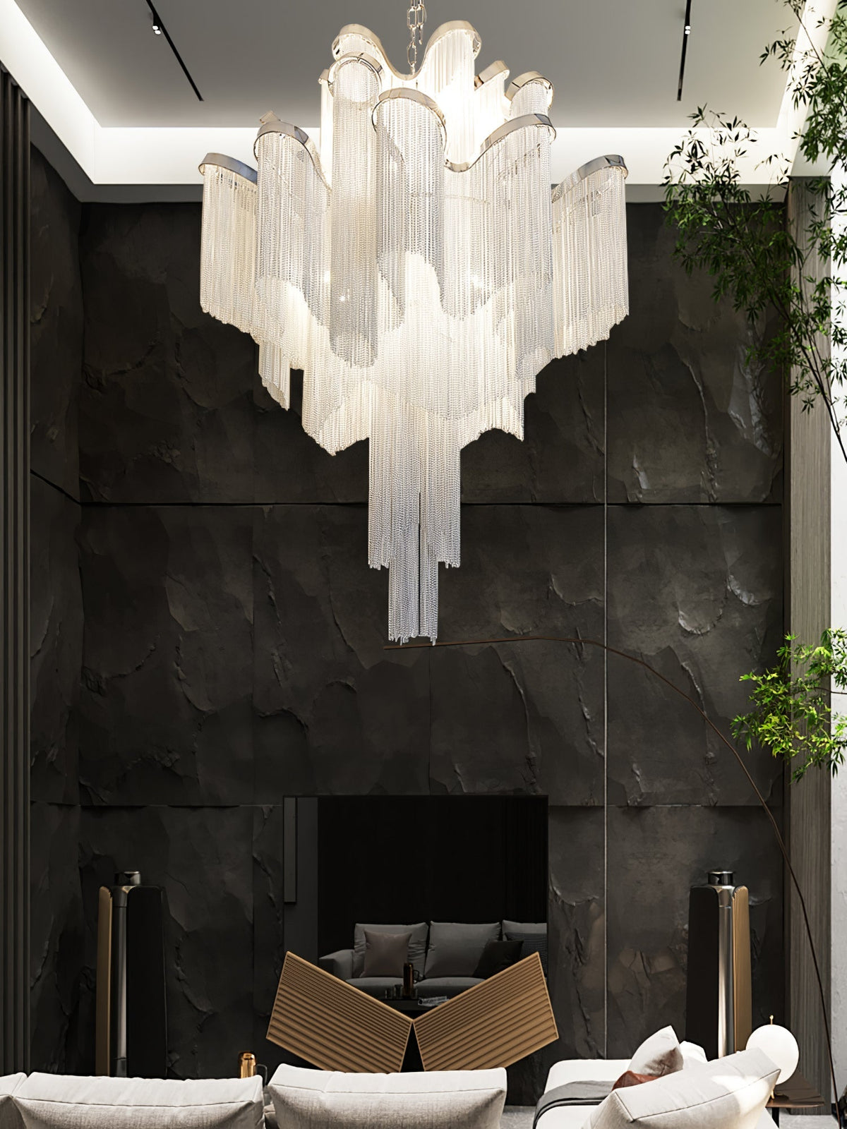 Stream Chain Chandelier-Chandelier-Jecanoli