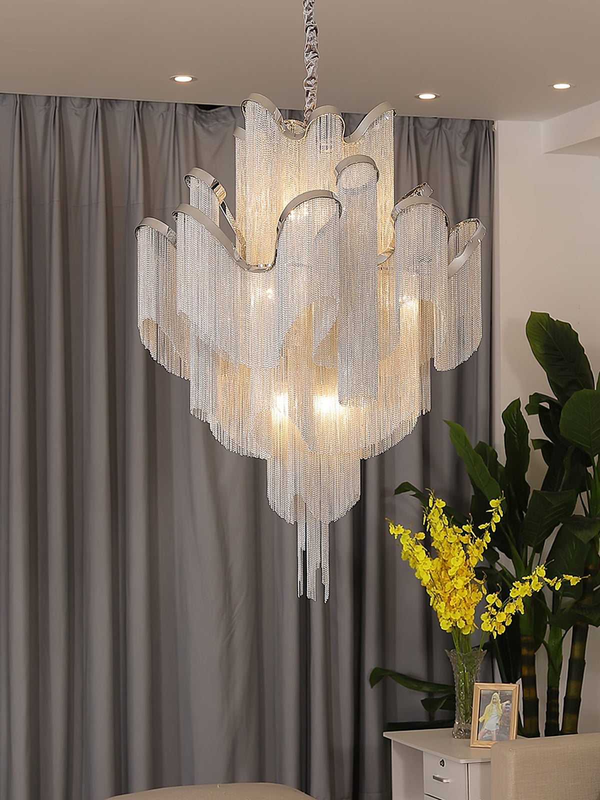 Stream Chain Chandelier-Chandelier-Jecanoli