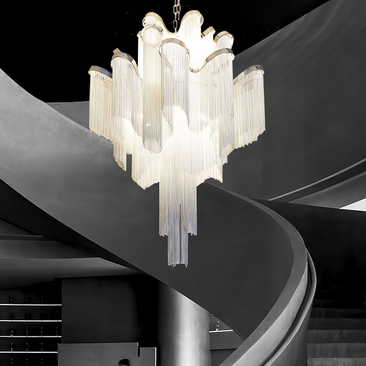 Stream Chain Chandelier-Chandelier-Jecanoli