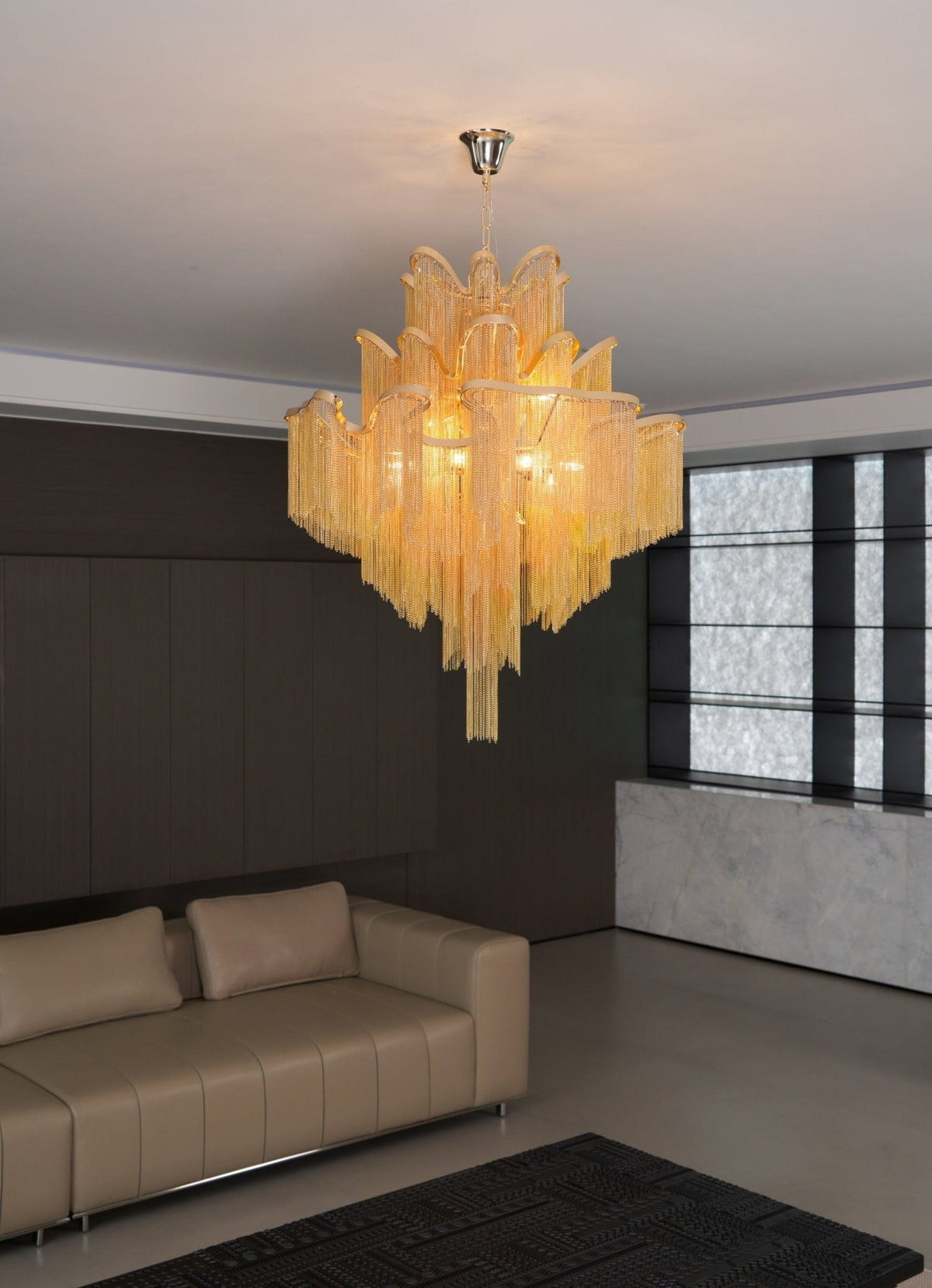 Stream Chain Chandelier-Chandelier-Jecanoli