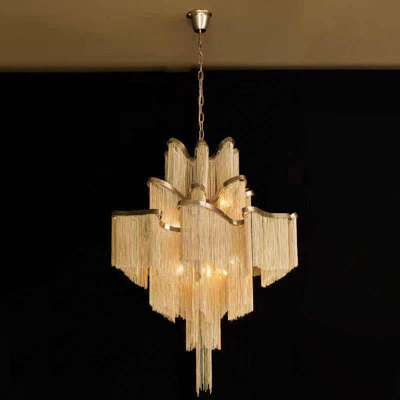 Stream Chain Chandelier-Chandelier-Jecanoli
