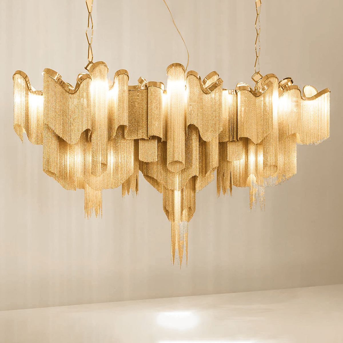 Stream Chain Chandelier-Chandelier-Jecanoli