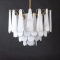 Alabaster Feathery Chandelier-chandeliers for dining room,chandeliers for stairways,chandeliers for foyer,chandeliers for bedrooms,chandeliers for kitchen,chandeliers for living room-Jecanoli