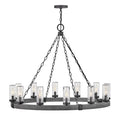 Tanner Round Chandelier-Chandelier-Jecanoli