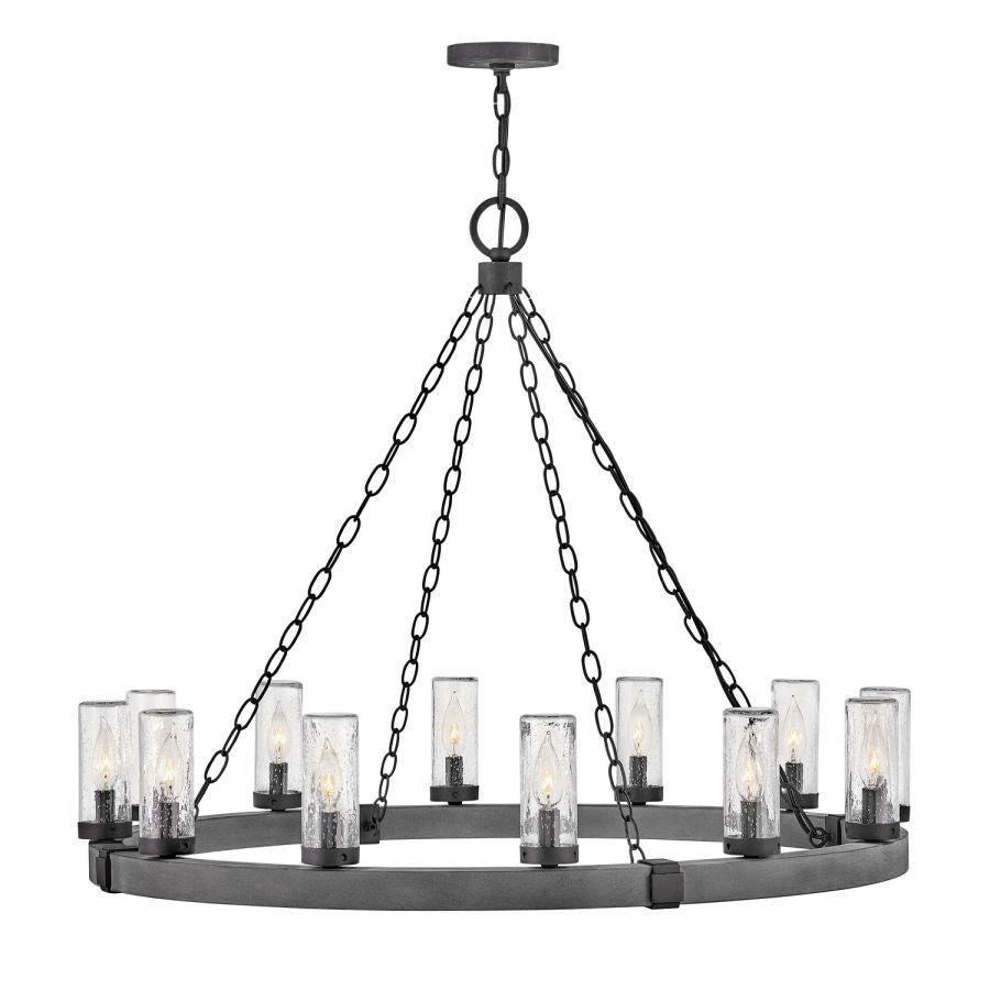 Tanner Round Chandelier-Chandelier-Jecanoli