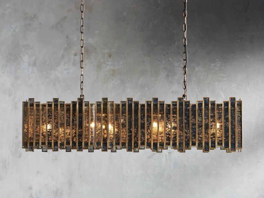 Theodore Rectangular Chandelier-Chandelier-Jecanoli