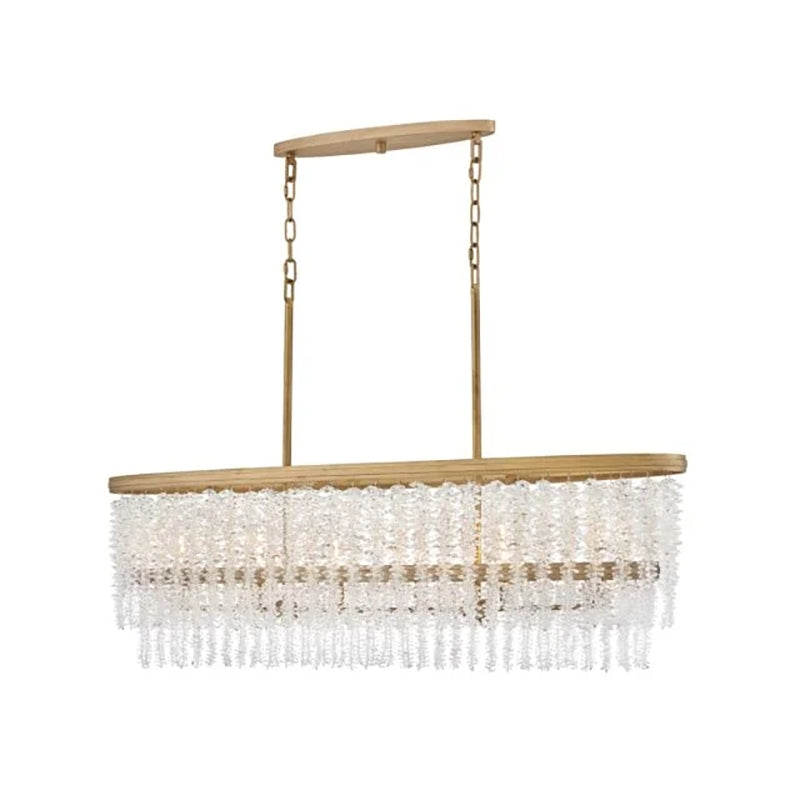 Jecanoli Vac Crystal Linear Chandelier