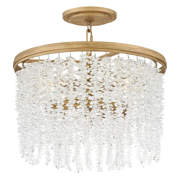 Jecanoli Vac Crystal 30" Round Chandelier