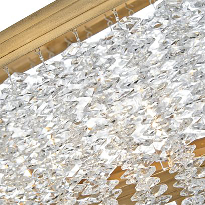 Jecanoli Vac Crystal Linear Chandelier