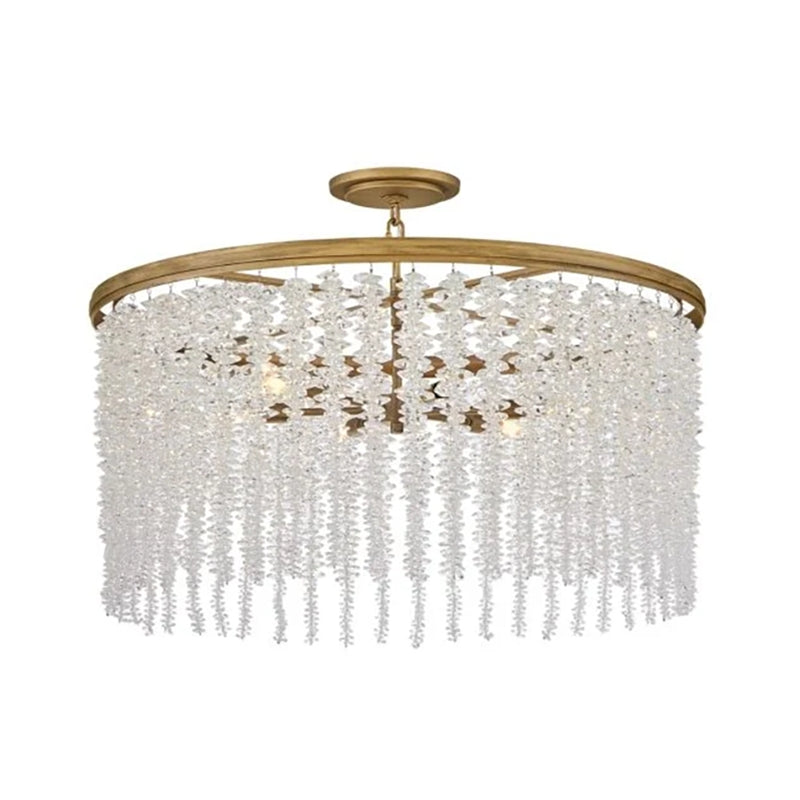 Jecanoli Vac Crystal 30" Round Chandelier