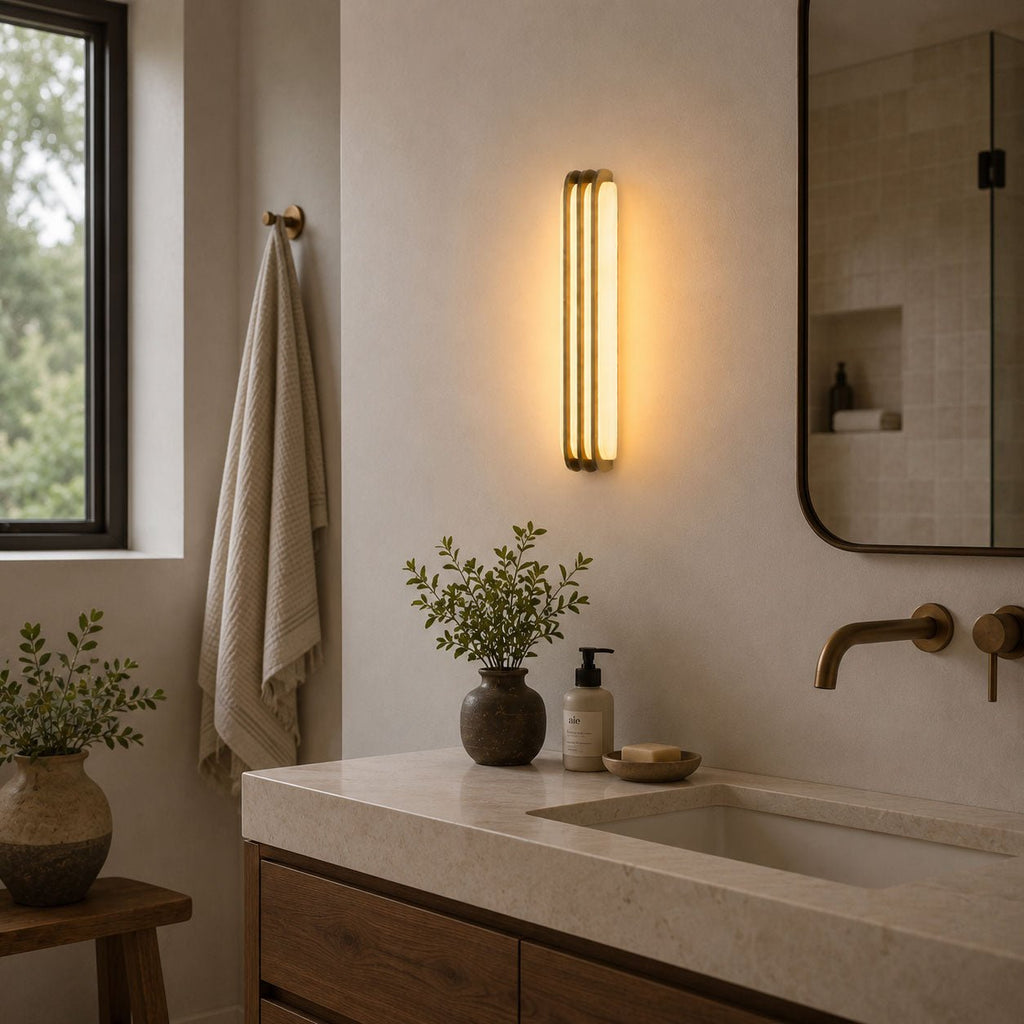 Virex Layered Alabaster Wall Light - Vakkerlight