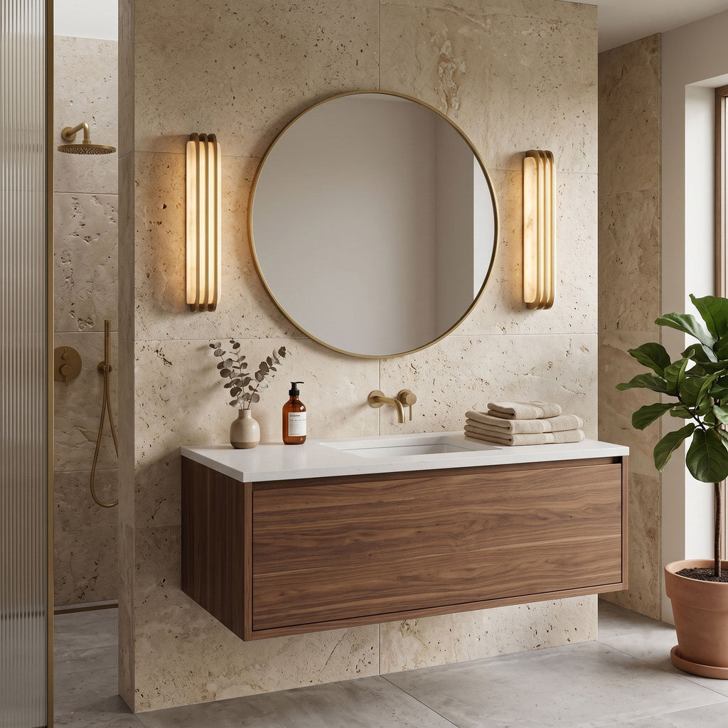 Virex Layered Alabaster Wall Light - Vakkerlight