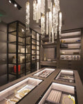 Wind Round Chandelier-Chandelier-Jecanoli