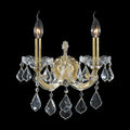 2 Lights Crystal Wall Sconce Maria Theresa Wall Lamp-壁灯-Jecanoli