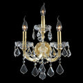 3 Lights Crystal Wall Sconce Maria Theresa Wall Lamp-壁灯-Jecanoli