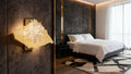 LED Modern Wall Lamp Geode Quartz Crystal Wall Sconce-壁灯-Jecanoli