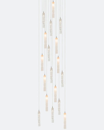 Wind Square Chandelier-Chandelier-Jecanoli