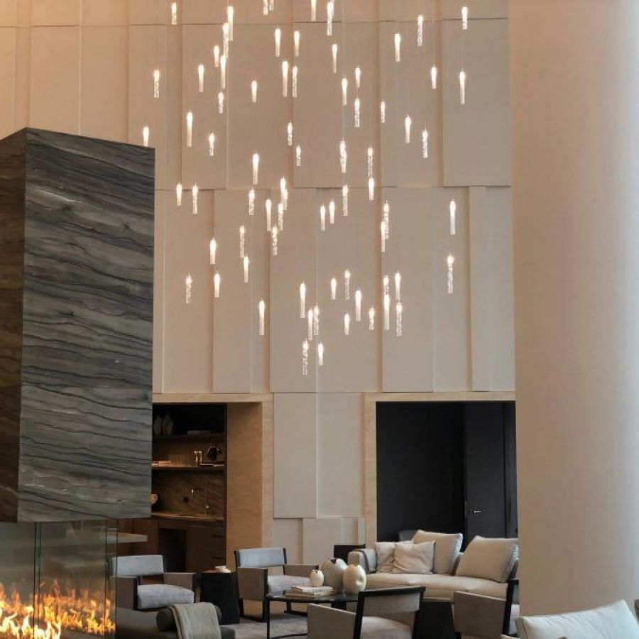 Wind Small Round Chandelier-Chandelier-Jecanoli