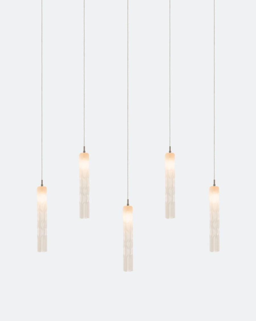 Wind Small Rectangle Chandelier-Chandelier-Jecanoli