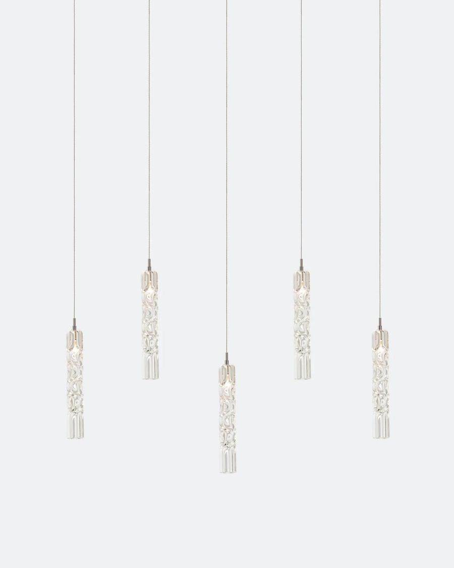 Wind Small Rectangle Chandelier-Chandelier-Jecanoli