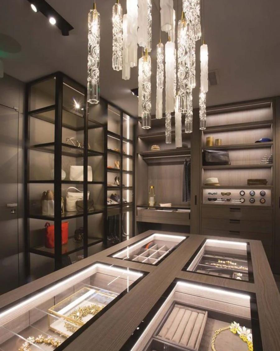 Wind Small Rectangle Chandelier-Chandelier-Jecanoli